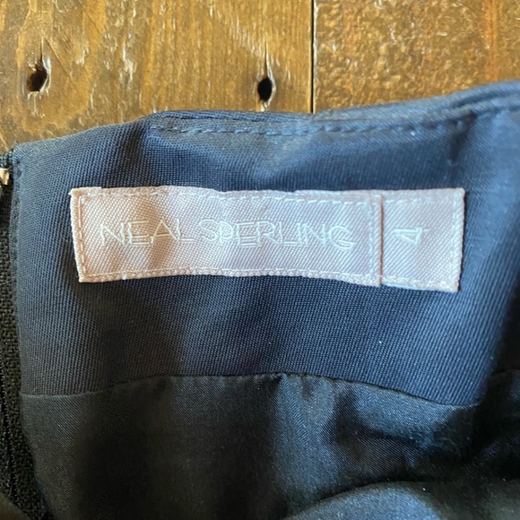 Beautiful Black Neal Sperling MIDI Skirt - Picture 3 of 3